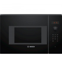 Micro-ondes simple encastrable -BOSCH SER4 - BFL523MB1F - Noir - 7 programmes auto - 38,2 x 59,4 x 31,7 cm
