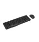 Ensemble clavier souris - RAPOO - X1800S - Sans fil - Numpad - Noir