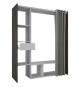 Kit dressing extensible MONTANA - Décor chene Waterford - 1 Tiroir - L 115/150 x P 50,1 x H 187 cm - Fabrication France - DEM…
