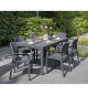 Allibert by KETER  Samanna  lot de 6 fauteuils de jardin  en résine  gris graphite