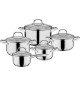 Batterie de cuisine Induction - GSW - 806787 - TRENTINO - Acier Inoxydable massif - 10 pieces