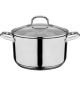 Batterie de cuisine Induction - GSW - 806787 - TRENTINO - Acier Inoxydable massif - 10 pieces