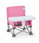 BRIGHT STARS Rehausseur de chaise, vert,  pliable, nomade, de voyage, Léger et facile a nettoyer, Sac de transport inclus