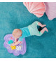 DISNEY BABY -ARIEL- Tapis d'eau pour bébé, jeu sensoriel et d'éveil?, gonflable, facile a nettoyer, pliable, jouets des la na…