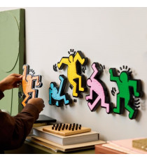 LEGO 31216 Art Keith Haring, Les Figures Dansantes, Décoration d'Intérieur et Set de Construction pour Adultes