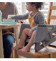 INGENUITY Chaise haute 7 en 1  de la naissance jusqu'a 5 ans Proper Positioner - Chambray- Transat bébé, réhausseur, siege
