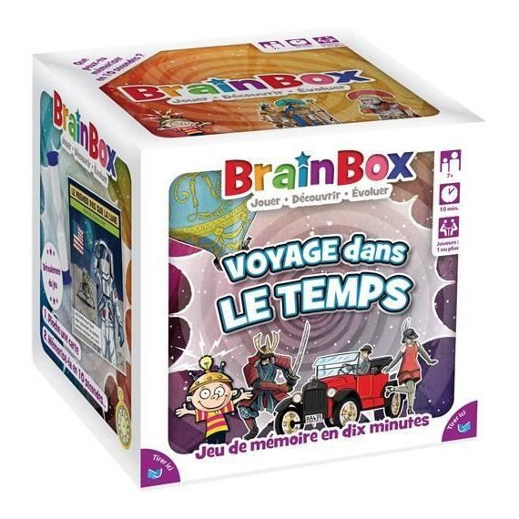 Asmodee Jeu d`ambiance BrainBox Voyage dans le Temps - 5025822133366