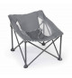 BRIGHT STARS Transat bébé pliable Gris Pop 'N Chill, pare soleil SPF +50 et sac de transport inclus