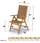 Chaise réglable - Fieldmann - FDZN 4101-T