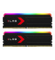 Kit de mémoire - PNY - XLR8 Gaming EPIC-X RGB DDR5 - 32GB (2x16GB) - 6400MHz - CL36 - Pour ordinateur de bureau