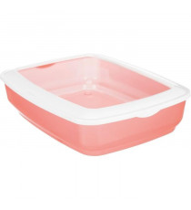 TRIXIE Bac a litiere Cisco avec rebords - 38x11x50 cm - Pour chat