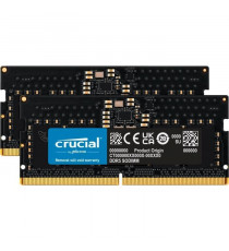 CRUCIAL Mémoire RAM DDR5 - Kit 128GB (2 x 64GO) - 5600 MT/s - CL46 - SODIMM