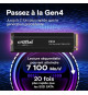 CRUCIAL - P310 - Disque SSD Interne - 1TB - Gen4 - NVMe M.2 - Jusqu'a 7100 Mo/s