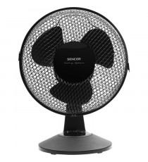 Ventilateur de bureau - Sencor - SFE 2311BK - 2 vitesses - Oscillation 90° - Silencieux 51 dB
