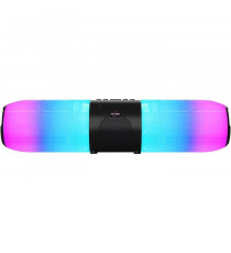 INOVALLEY BS30 - Barre de son lumineuse Bluetooth 5.0 - 60W - Portée 10m - Radio FM, Port USB, Micro-SD