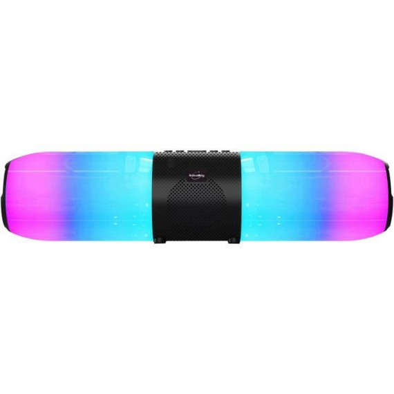INOVALLEY BS30 - Barre de son lumineuse Bluetooth 5.0 - 60W - Portée 10m - Radio FM, Port USB, Micro-SD