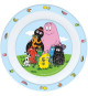 Lot vaisselle - FUN HOUSE - BARBAPAPA  - Verre, assiette Ø22 cm et Ø16 cm, couverts, gourde et boite goûter