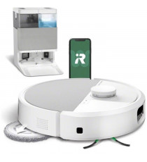 Aspirateur robot laveur - IROBOT - Roomba Plus 505 Combo - 1h45 - 7000 Pa - 295 ml - Blanc