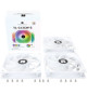Thermalright - TL-C12CW-S (Blanc) - 3x120mm - Pour boitier PC - Pack de 3