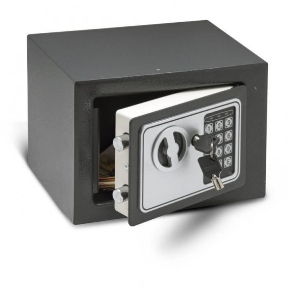 ELEM TECHNIC Coffre-fort de sécurité électronique 2,9 L 17x23x17 cm