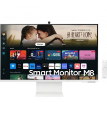 Moniteur PC - Samsung - LS32DM801UUXEN - 32 - Flat - UHD 4K 3840x2160 - 60Hz - VA - 4ms - Flat - HDR10 - 400cd/m2 - Smart - 3…