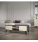 Ensemble salon - Banc TV, Table basse, Buffet bas - KENT - Chene de fil / Sidewalk - DEMEYERE