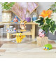 Coffret de 6 figurines en briques - BANDAI - NANOBLOCK - Pack Pokémon type Électrique