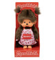 Peluche singe - BANDAI - Monchhichi Tablier a Fleurs - 20 cm