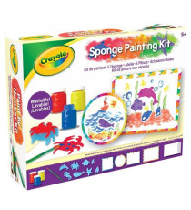 Kit de peinture a l'éponge - CRAYOLA - Des 5 ans