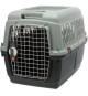 Box de transport - TRIXIE - Giona 4 - Recyclé - S / M : 50 x 51 x 70 cm - Anthracite / Gris-vert