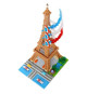 Nanoblock - Bandai - NB057 - Tour Eiffel - 500 pieces - a monter soi-meme - 8 ans et plus