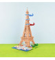 Nanoblock - Bandai - NB057 - Tour Eiffel - 500 pieces - a monter soi-meme - 8 ans et plus