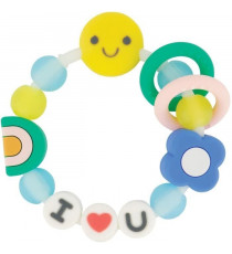 Bracelet de dentition de l'amitié - INFANTINO - 316773 - Silicone - I love You Je t'Aime