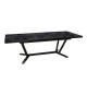 Table de jardin - Rectangulaire - Extensible - Structure en aluminium - Jusqu'a 12 p. - VITA - Proloisirs