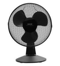 Ventilateur de bureau - Sencor - SFE 3011BK - 3 vitesses - Oscillation 90° - 30 cm de diametre