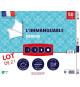 DODO - Lot de 2 oreillers - L'IMMANQUABLE - 50 x 70 cm - Blanc