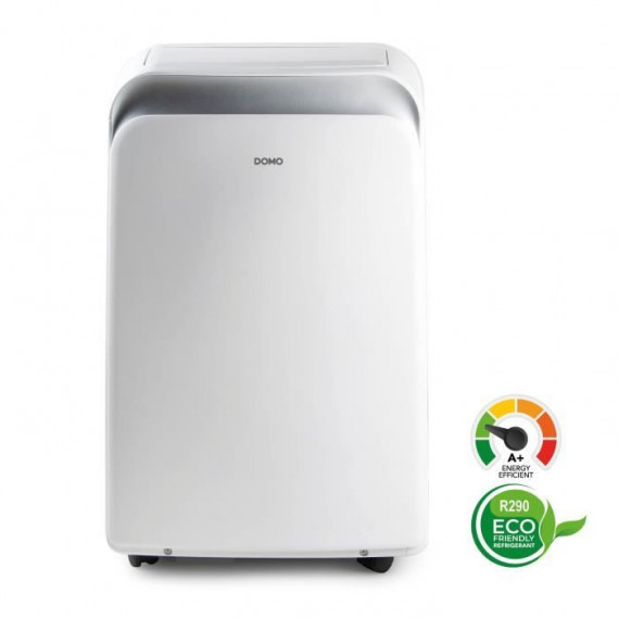 Climatiseur mobile - DOMO - 9000BTU - 1020 W - Refroidissement - Ventilation - Déshumidificateur - Classe énergétique A+