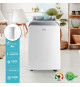 Climatiseur mobile - DOMO - 9000BTU - 1020 W - Refroidissement - Ventilation - Déshumidificateur - Classe énergétique A+