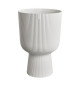 Pot de fleur - Elho - Vibes Fold Coupe - Blanc - L 30 x B 29.5 x H 45 cm - Intérieur - 100% recyclé