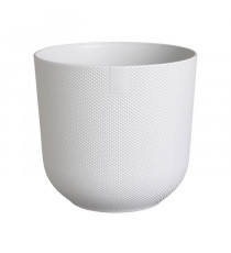 Pot de fleur - Elho - Jazz Rond - Blanc - Ø 26 x H 24 cm - Intérieur - 100% recyclé