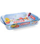 Plat rectangulaire en verre Pyrex 350 mm