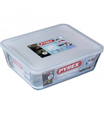 PYREX - 244P000/7043 - Plat rectangulaire avec couvercle - 27cm * 22 cm - Pyrex Cook & Freeze