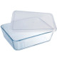 PYREX - 244P000/7043 - Plat rectangulaire avec couvercle - 27cm * 22 cm - Pyrex Cook & Freeze