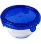 PYREX - COOK&GO - Boîte ronde en vere avec couvercle  11*6 cm