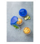 PYREX - COOK&GO - Boîte ronde en vere avec couvercle  11*6 cm