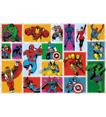 Puzzle 3000 pieces Retro Marvel, Adultes et enfants des 14 ans, Puzzle de qualité supérieure, Collection Mes Héros, 12001549,…
