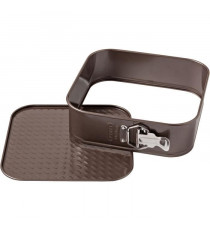 Moule a charniere - PYREX - 1452080 - Carré - En acier carbonne - Antiadhésif - 24 cm