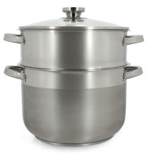 Couscoussier - MENASTYL - 4615450 - En acier inoxydable - 10 litres - Tous feux dont induction