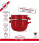 Marmite a moule - MENASTYL - 3645562 - En acier émaillé - Noir - 18 cm - 2,7 litres - Tous feux dont induction