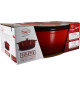 Cocotte - MENASTYL - 6020103 - Ovale - En fonte acier émaillé - Rouge - 9 litres